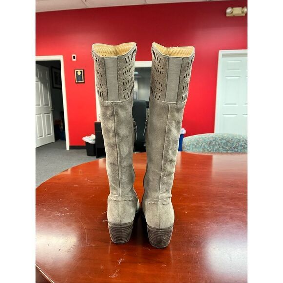 Lucky Brand Taupe Heeled Boots - Picture 8 of 11